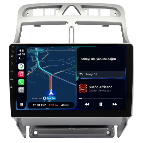 Peugeot 307 Android Multimedya Sistemi (2001-2008) CRV-4424XA