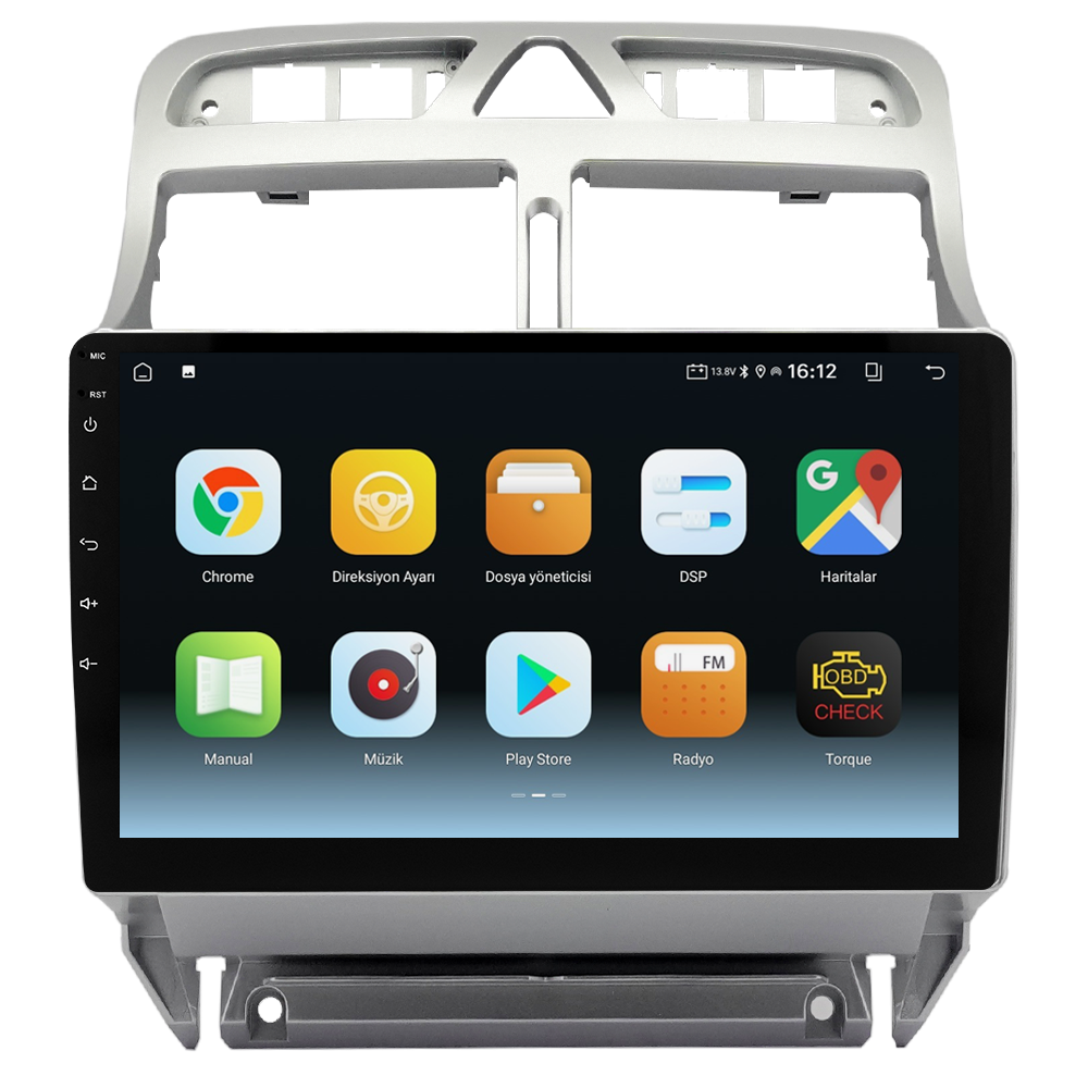 Peugeot 307 Android Multimedya Sistemi (2001-2008) CRV-4424XA