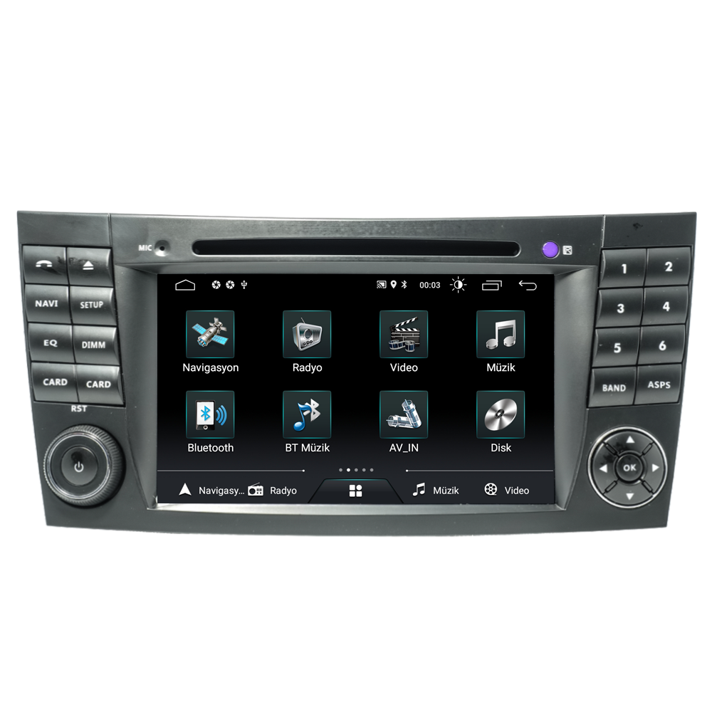Mercedes E Serisi Android Multimedya Sistemi (2002-