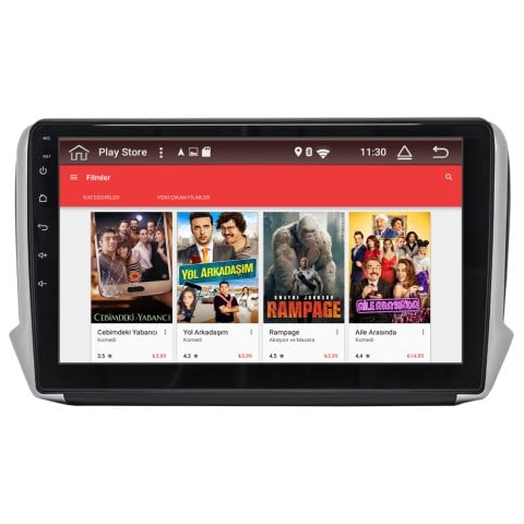 Peugeot 2008 Android Multimedya Sistemi (2013-2018)