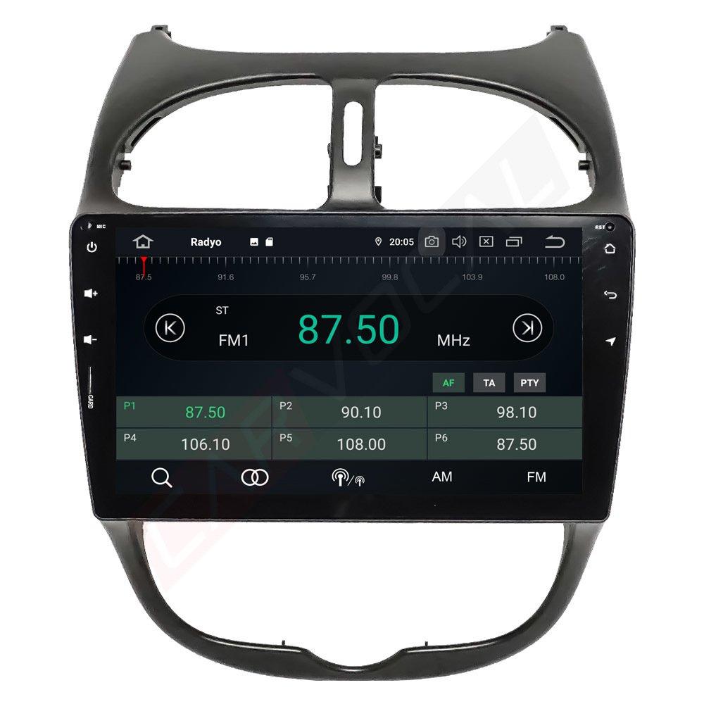 Peugeot 206 Android Multimedya Sistemi (2006-2011)
