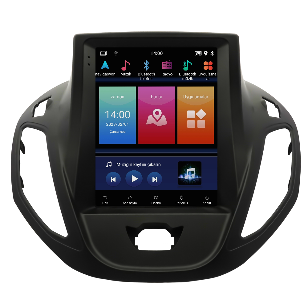 Ford Courier Android Multimedya Sistemi (2013-2024) CRV-4113XT