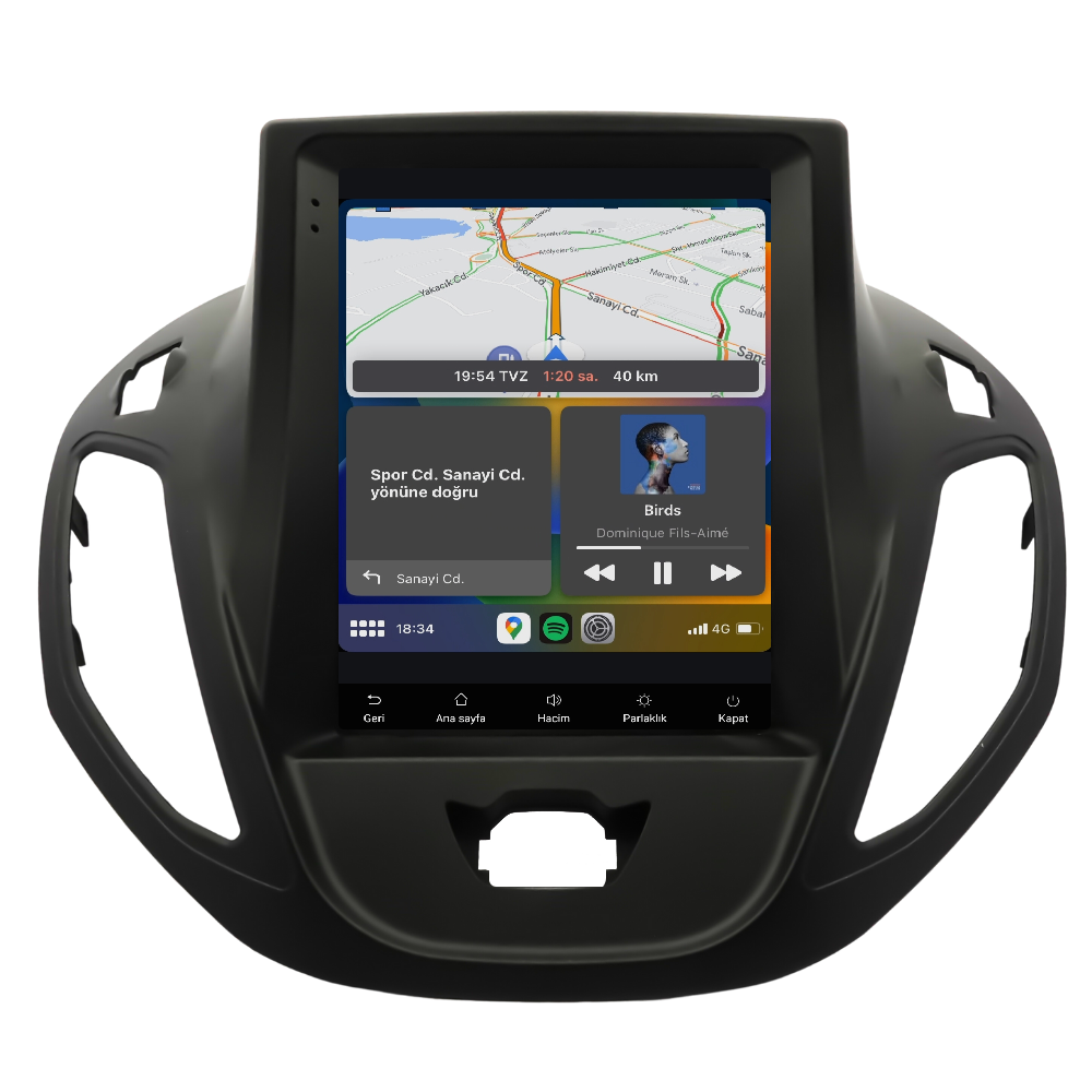 Ford Courier Android Multimedya Sistemi (2013-2024) CRV-4113XT