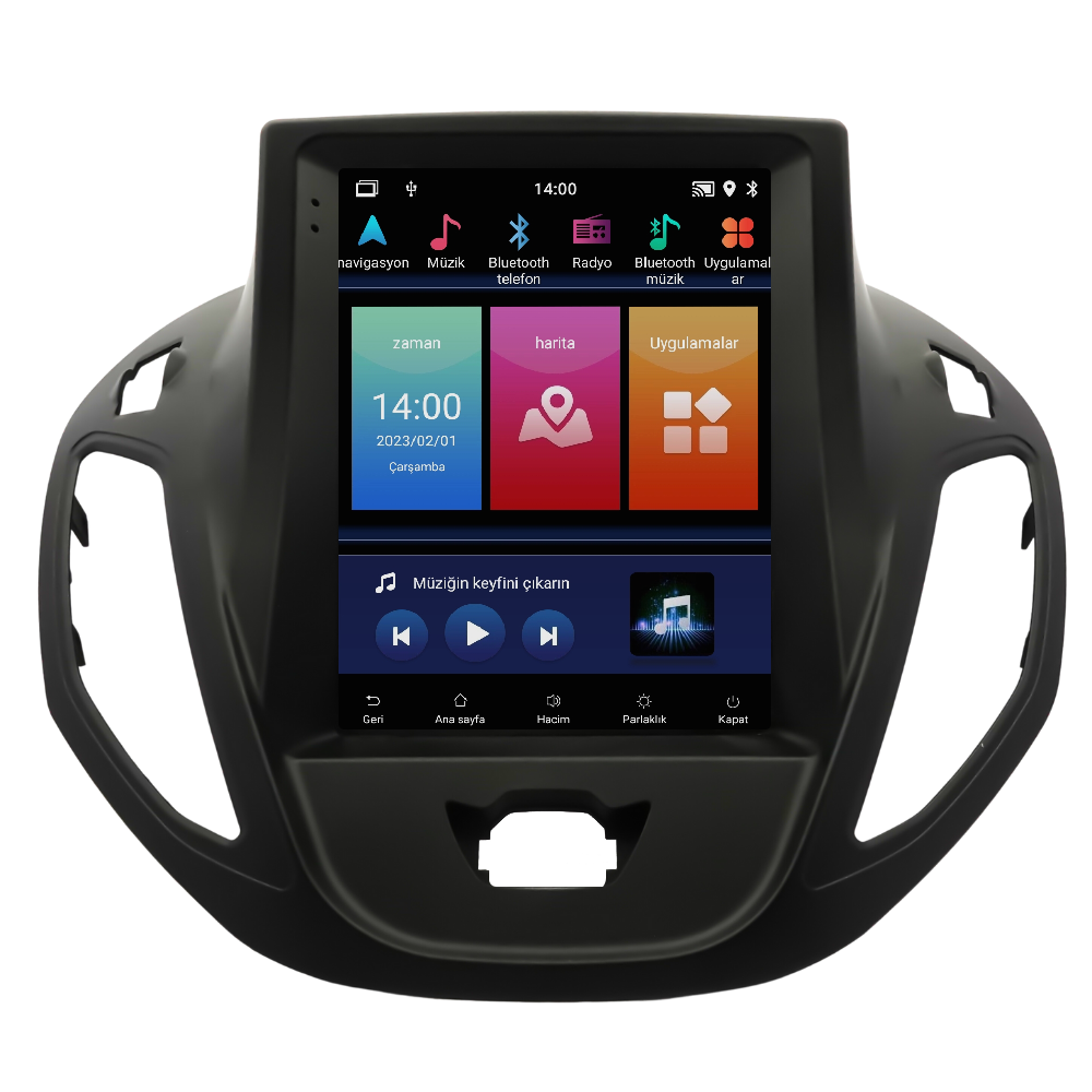 Ford Courier Android Multimedya Sistemi (2013-2024) CRV-4113XDT