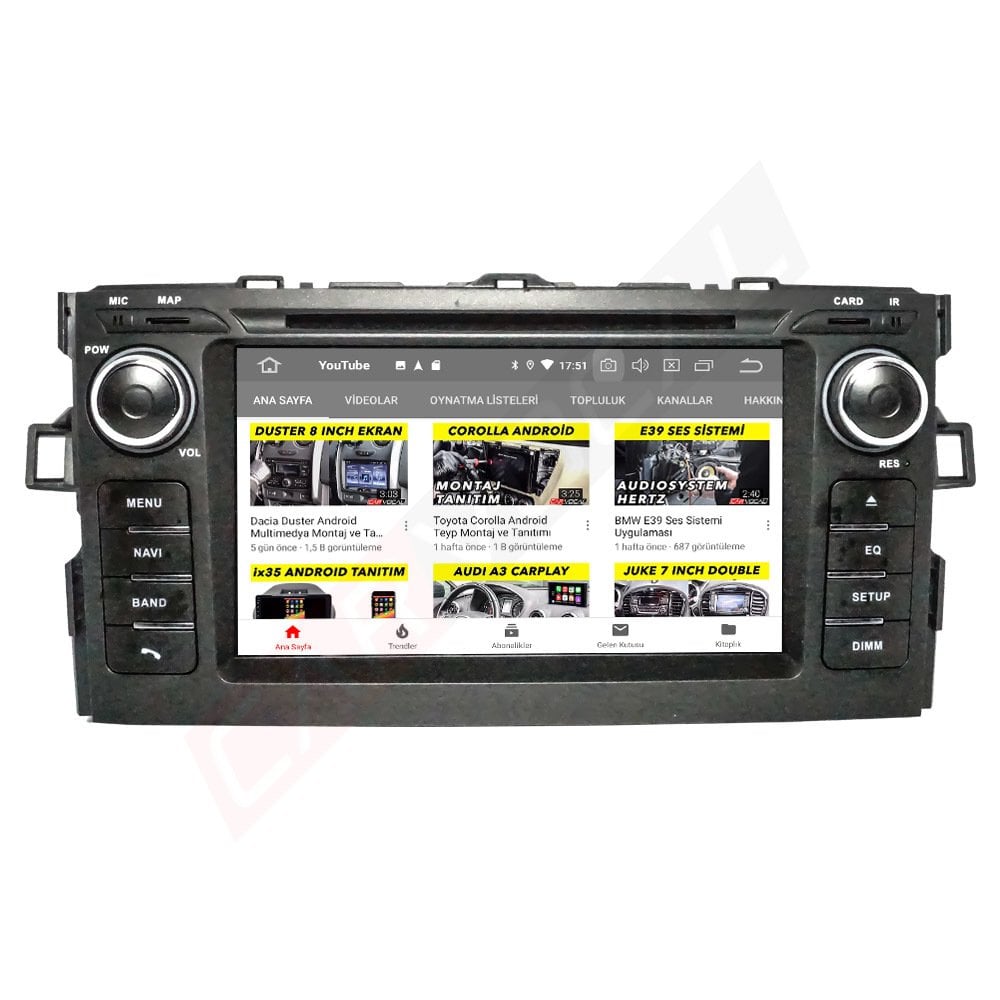 Toyota Auris Android Multimedya Sistemi (2007-2012)
