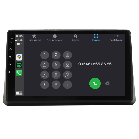 Renault Master Android Multimedya Sistemi (2020-2024) CRV-4609XD