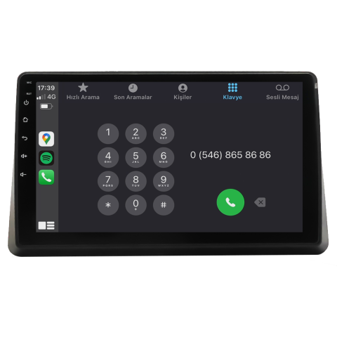 Renault Master Android Multimedya Sistemi (2020-2024) CRV-4609XDA