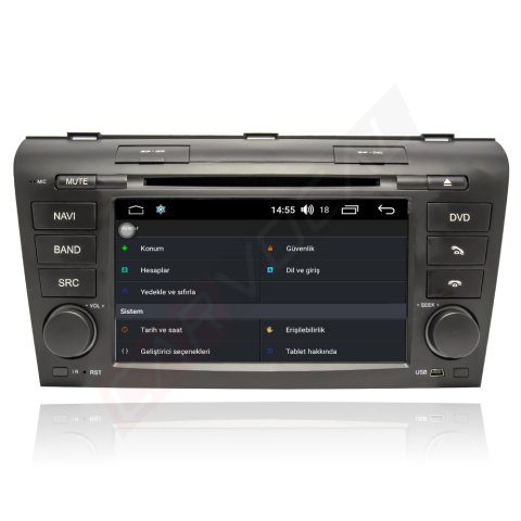 Mazda 3  Android Multimedya Sistemi (2004-2009)