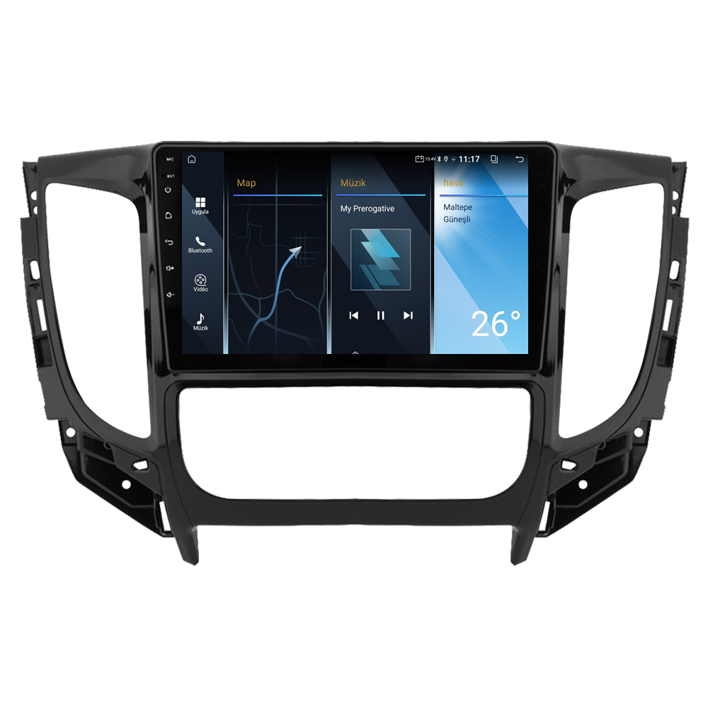 Mitsubishi L200 Android Multimedya Sistemi (2015-2019) CRV-4363XA