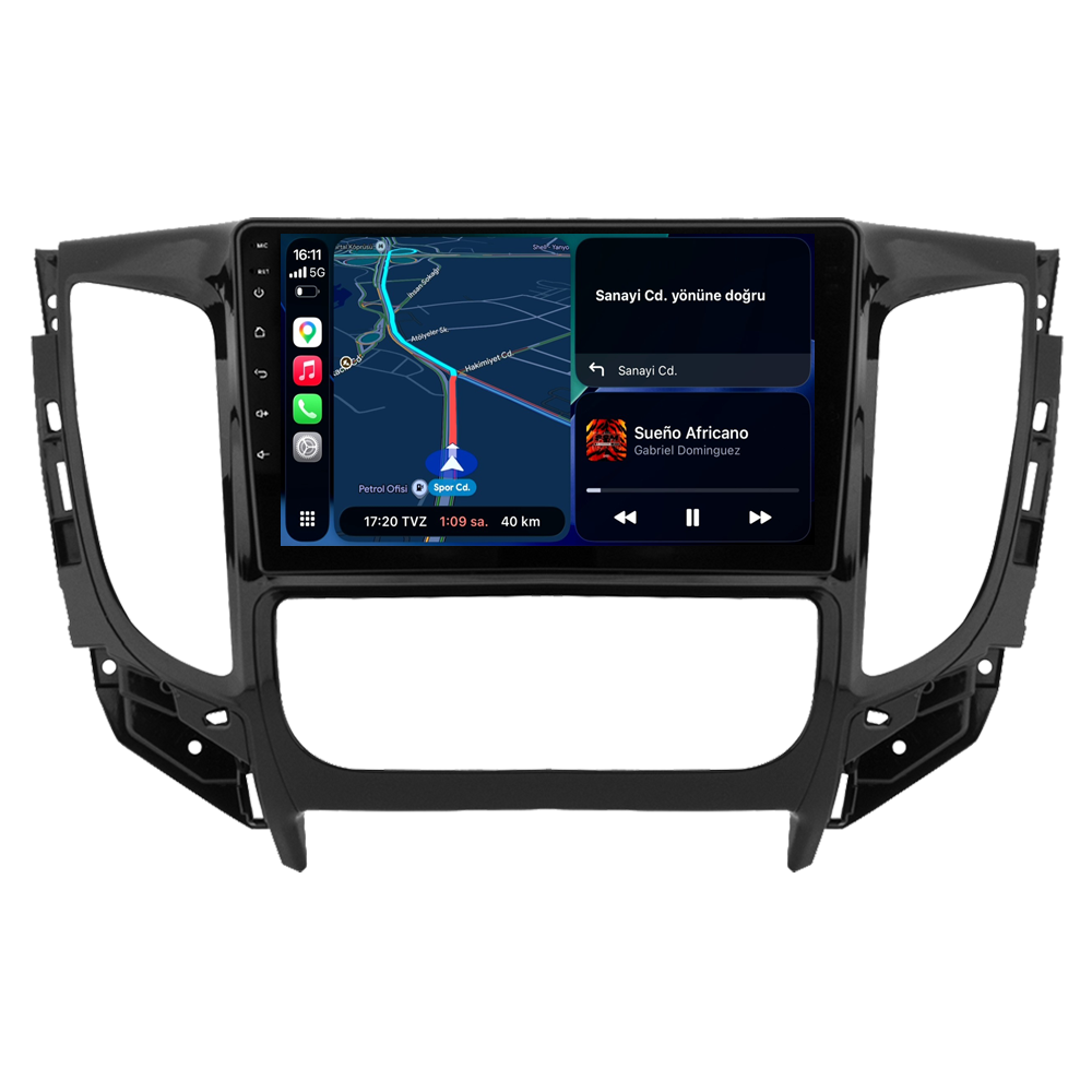 Mitsubishi L200 Android Multimedya Sistemi (2015-2019) CRV-4363XA