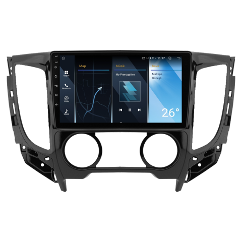 Mitsubishi L200 Android Multimedya Sistemi (2015-2019) CRV-4366XA