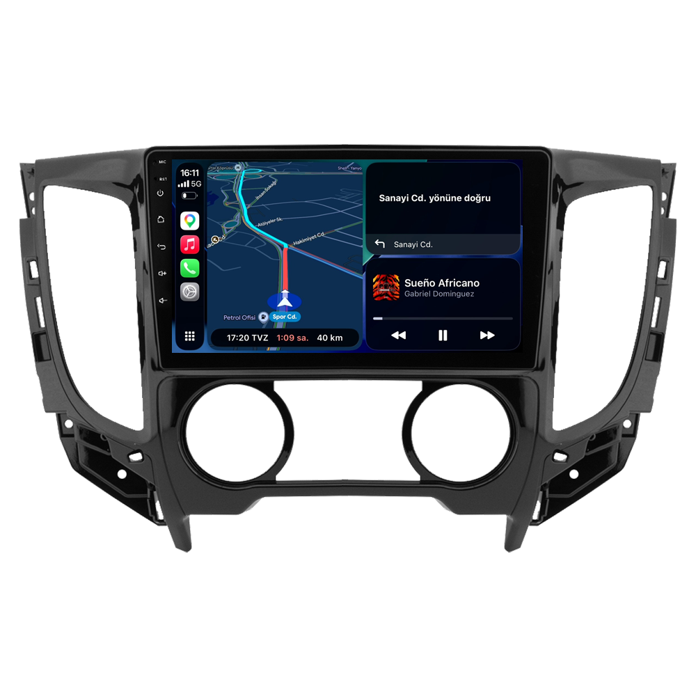 Mitsubishi L200 Android Multimedya Sistemi (2015-2019) CRV-4366XA