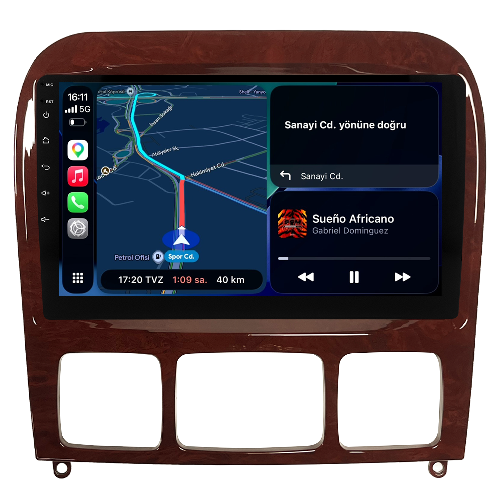 Mercedes S Class W220 Android Multimedya Sistemi (1999-2005) CRV-4346XA