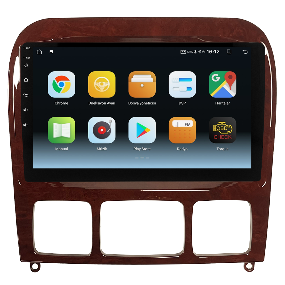 Mercedes S Class W220 Android Multimedya Sistemi (1999-2005) CRV-4346XA