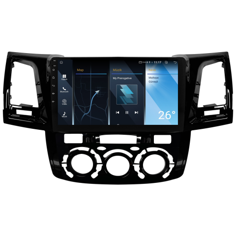 Toyota Hilux Android Multimedya Sistemi (2006-2014) CRV-4784XA Manuel Klima