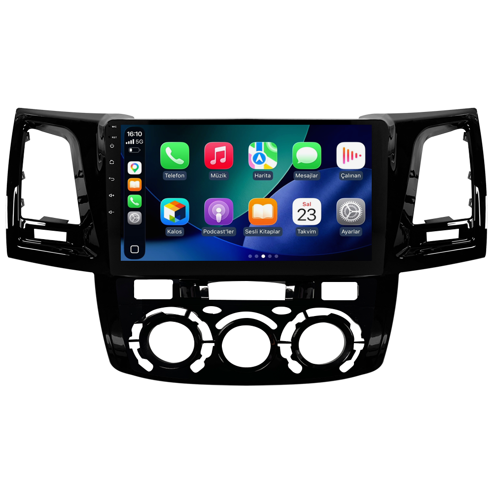 Toyota Hilux Android Multimedya Sistemi (2006-2014) CRV-4784XA Manuel Klima