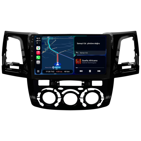 Toyota Hilux Android Multimedya Sistemi (2006-2014) CRV-4784XA Manuel Klima