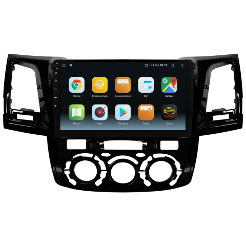 Toyota Hilux Android Multimedya Sistemi (2006-2014) CRV-4784XA Manuel Klima