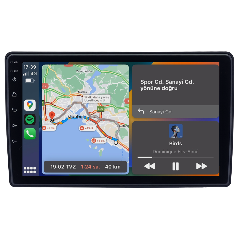 Peugeot Partner Android Multimedya Sistemi (2008-2017) CRV-4935XD