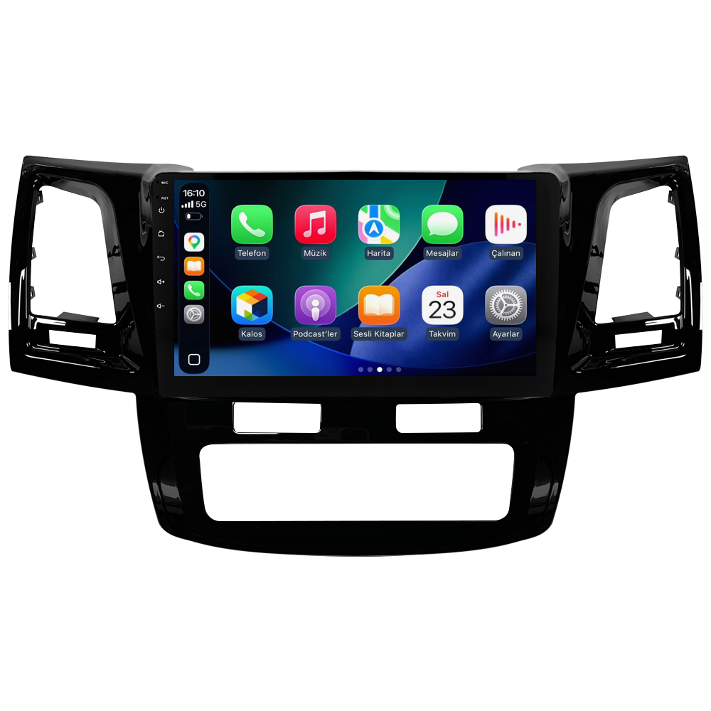 Toyota Hilux Android Multimedya Sistemi (2006-2014) CRV-4784XA Dijital Klima