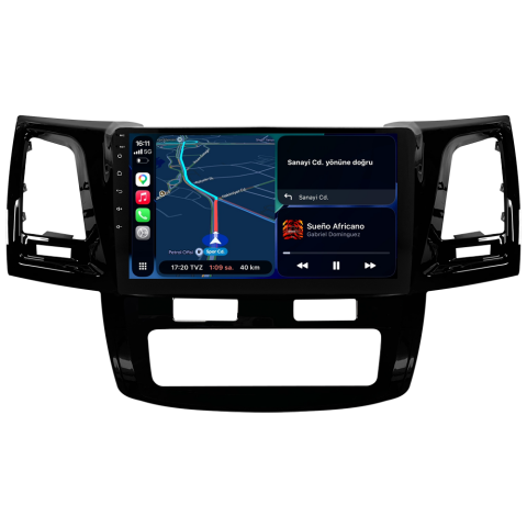 Toyota Hilux Android Multimedya Sistemi (2006-2014) CRV-4784XA Dijital Klima