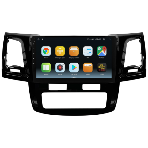 Toyota Hilux Android Multimedya Sistemi (2006-2014) CRV-4784XA Dijital Klima