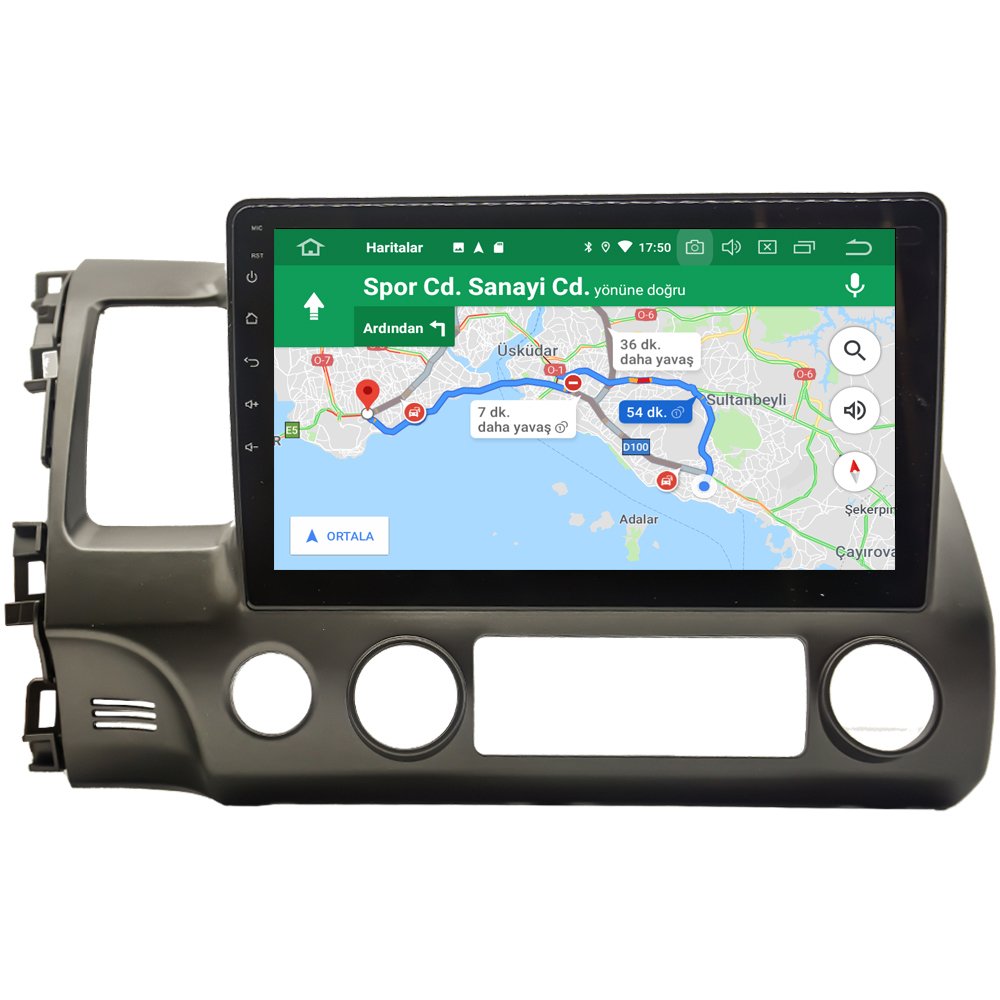 Honda Civic FD6 Android Multimedya Sistemi (2007-2012)