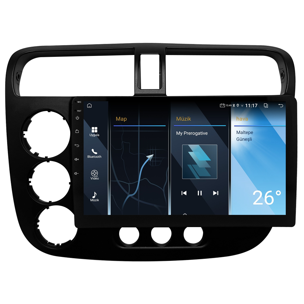 Honda Civic VTEC 2 Android Multimedya Sistemi CRV-4792XA