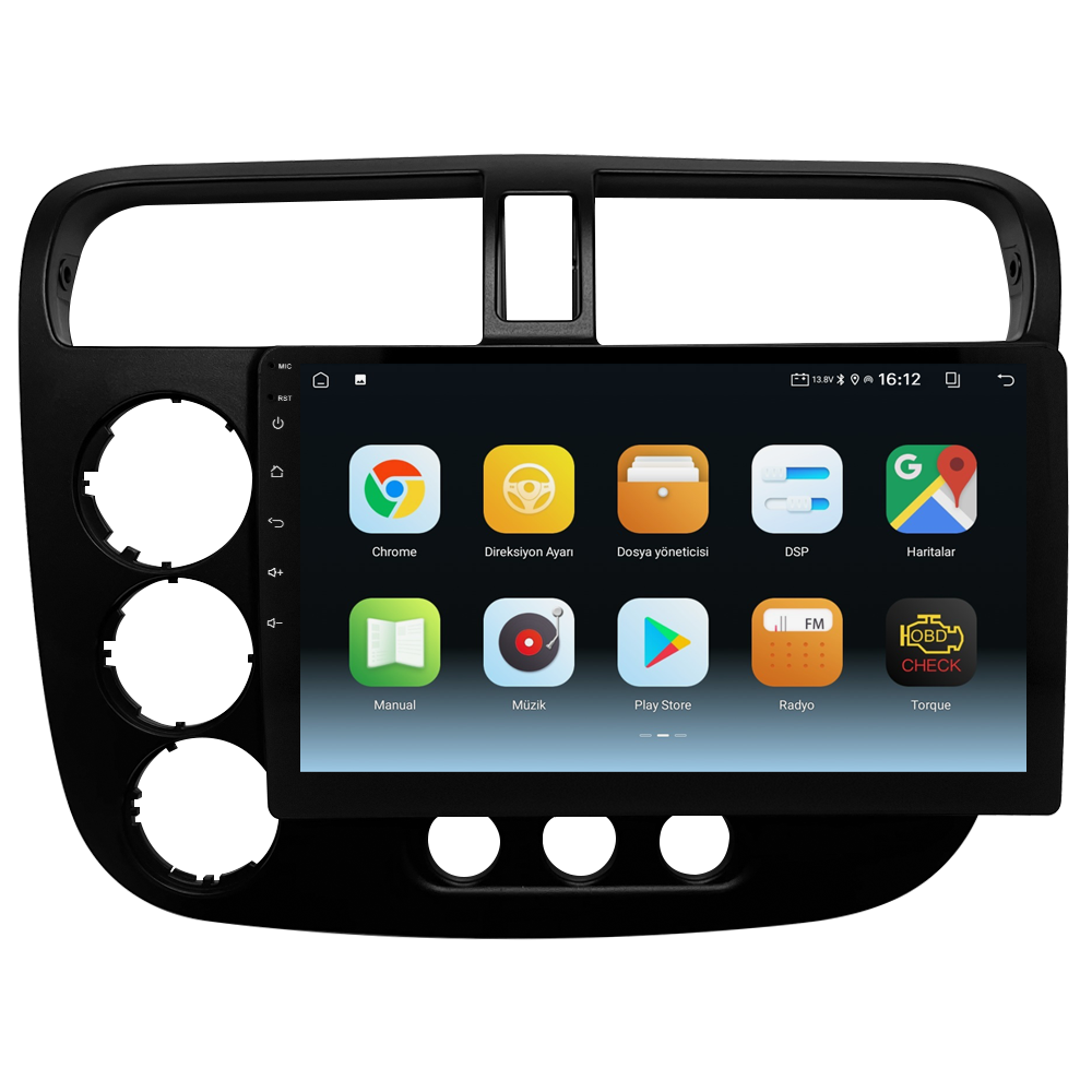 Honda Civic VTEC 2 Android Multimedya Sistemi CRV-4792XA