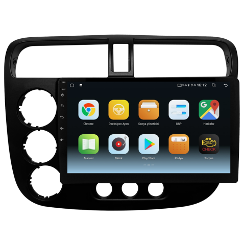 Honda Civic VTEC 2 Android Multimedya Sistemi CRV-4792XA