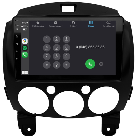 Mazda 2 Android Multimedya Sistemi (2008-2011) CRV-4594XD