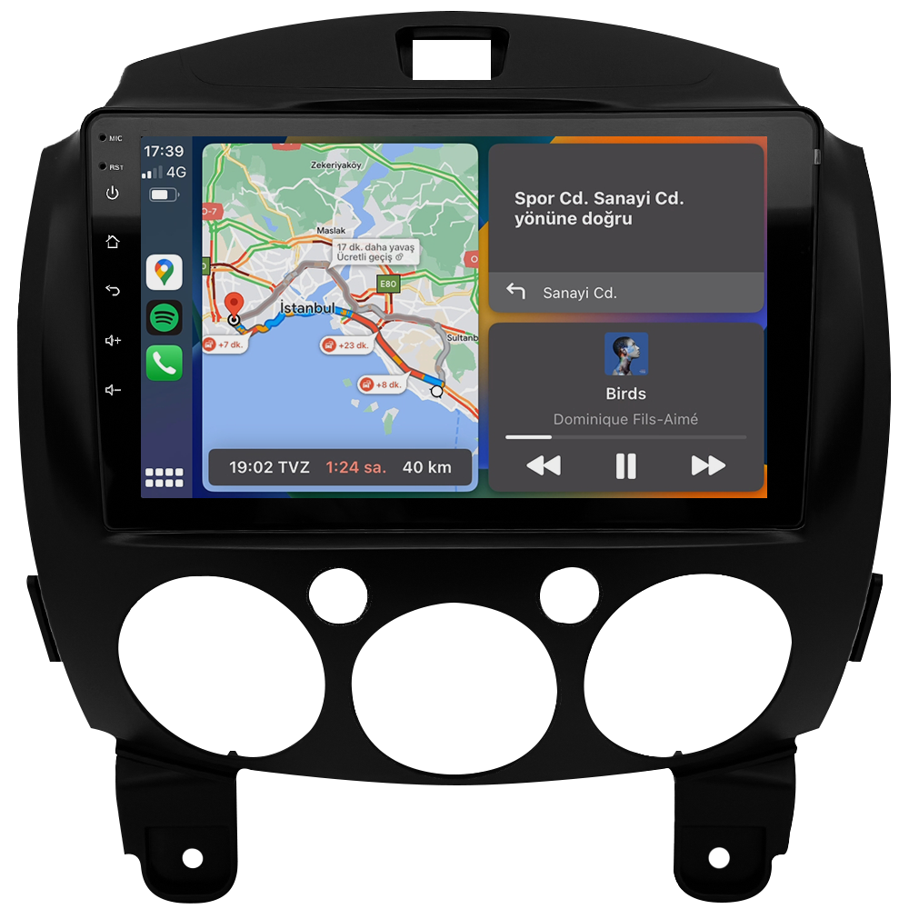 Mazda 2 Android Multimedya Sistemi (2008-2011) CRV-4594XD