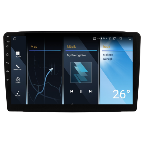 Skoda Fabia Android Multimedya Sistemi (2007-2014) CRV-4819XA