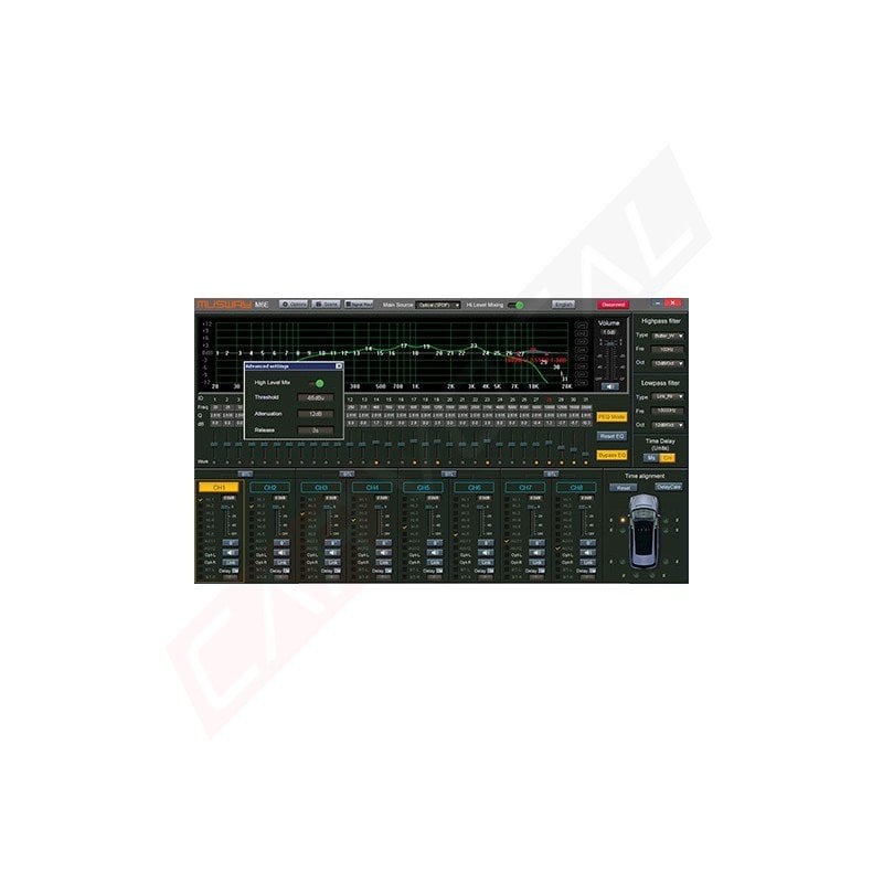 Musway M6 6 Kanal İşlemcili Amplifikatör (630 Watt)