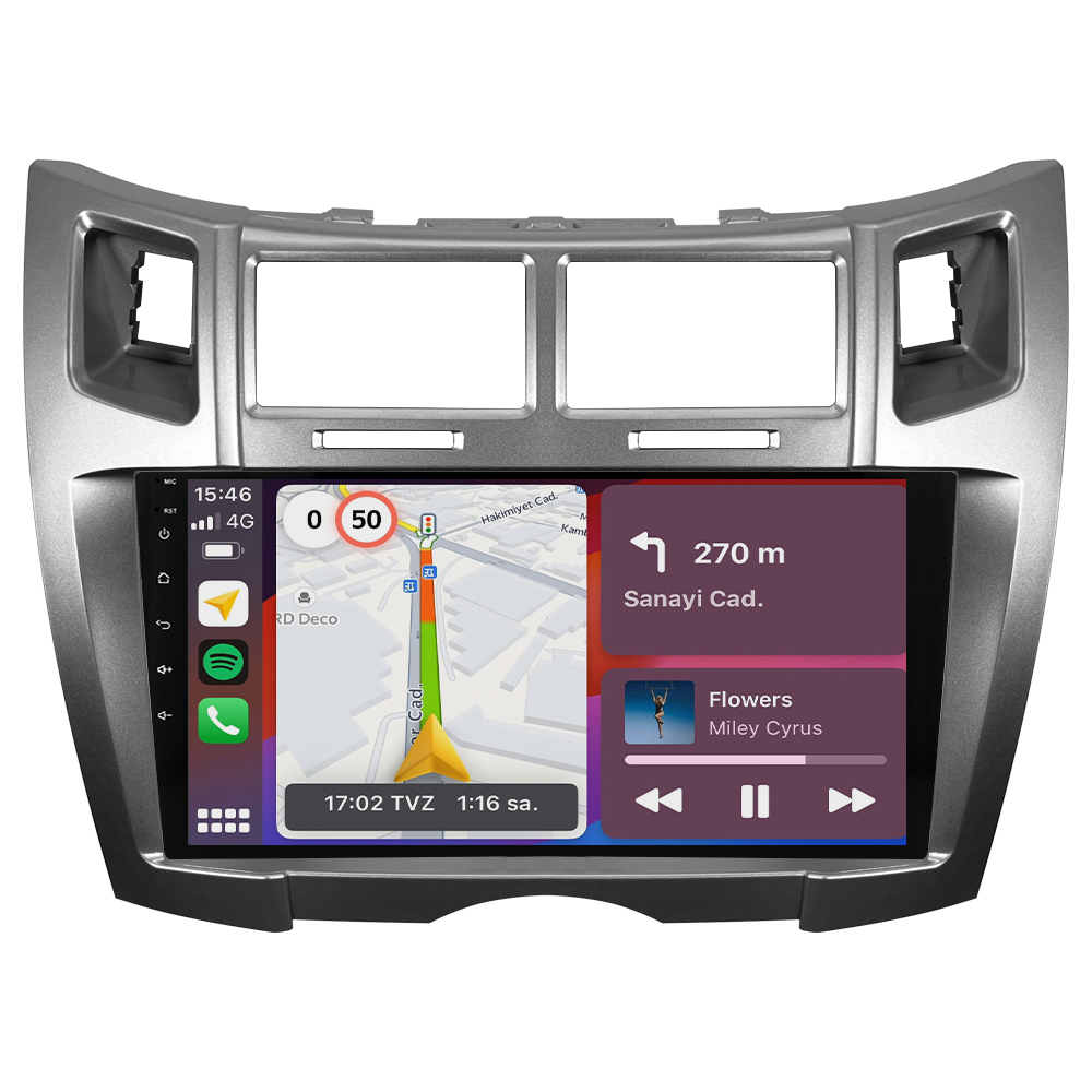 Toyota Yaris Android Multimedya Sistemi (2007-2011) CRV4906XP