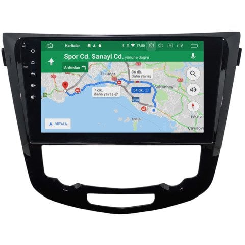 Nissan Qashqai Android Multimedya Sistemi (2014-2021)
