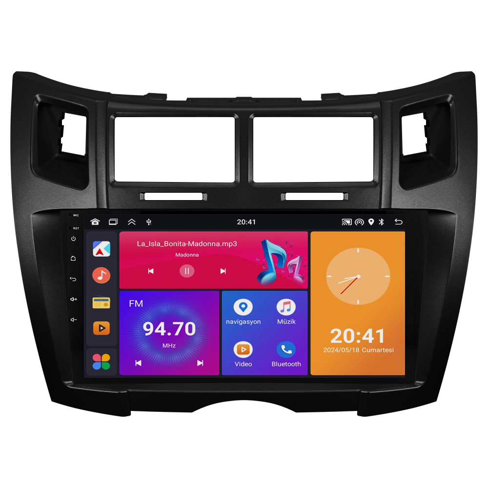 Toyota Yaris Android Multimedya Sistemi (2007-2011) CRV4906XP S