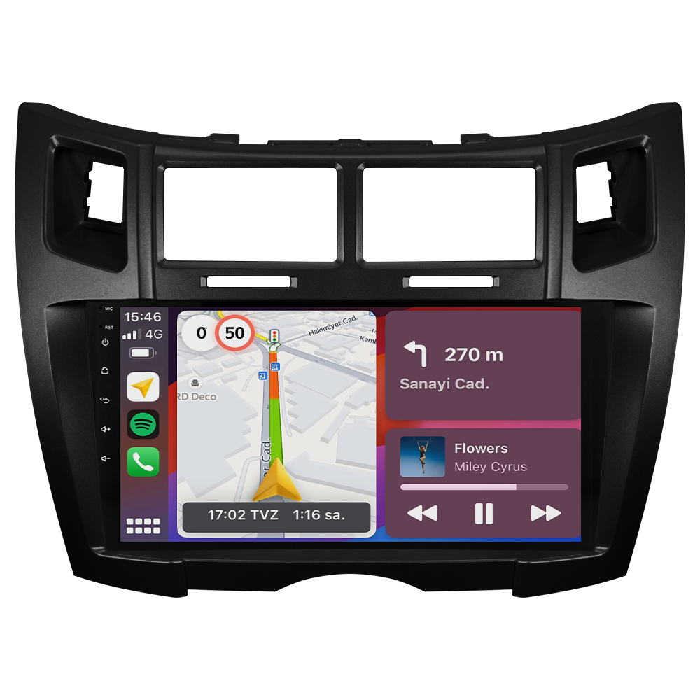 Toyota Yaris Android Multimedya Sistemi (2007-2011) CRV4906XP S