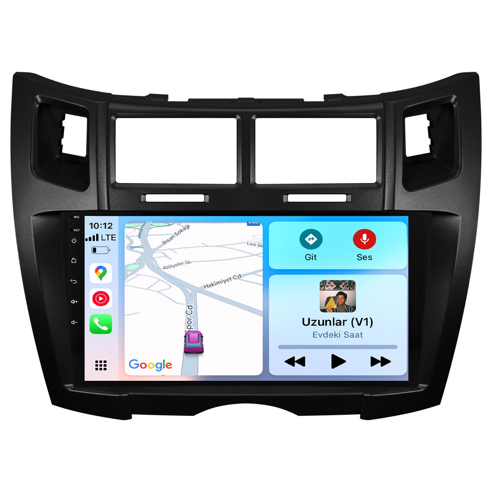 Toyota Yaris Android Multimedya Sistemi (2007-2011) CRV-4906XAA S