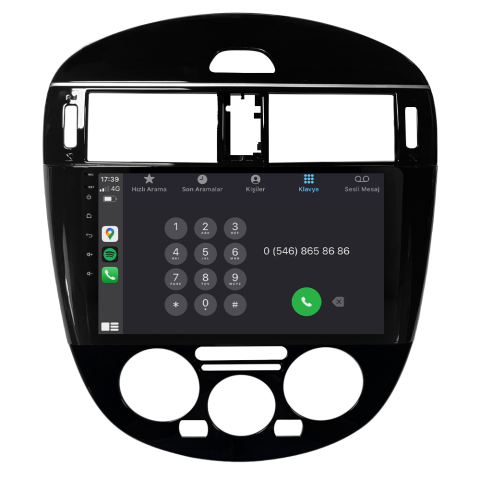 Nissan Pulsar Android Multimedya Sistemi (2015-2018) CRV-4755X M