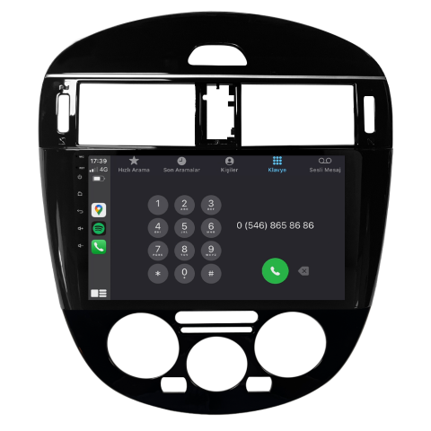 Nissan Pulsar Android Multimedya Sistemi (2015-2018) CRV-4755XD M