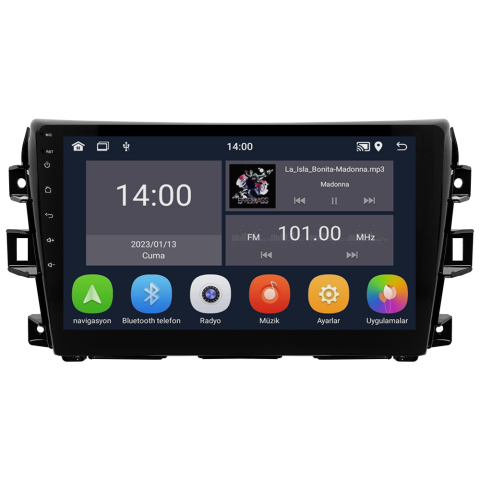 Nissan Navara Android Multimedya Sistemi (2016-2020) CRV-4370XD