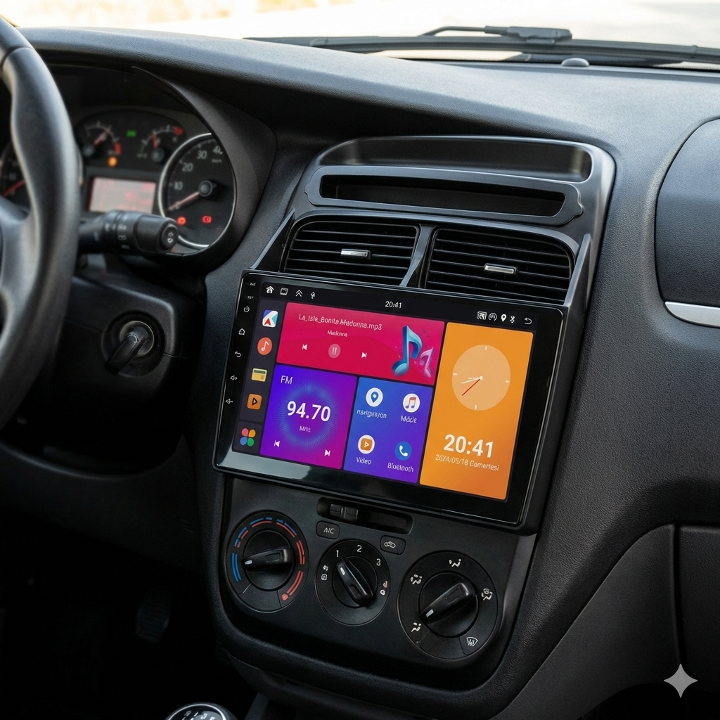 Fiat Linea Android Multimedya Sistemi (2007-2016) CRV4104XP