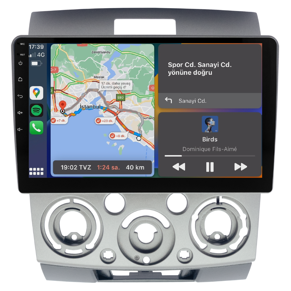 Ford Ranger Android Multimedya Sistemi (2009-2011)