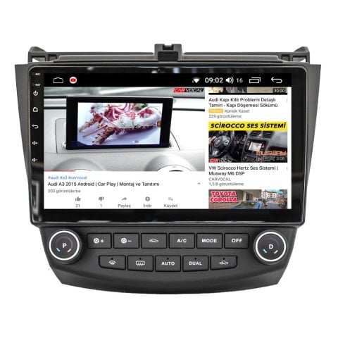 Honda Accord Android Multimedya Sistemi (2003-2008)