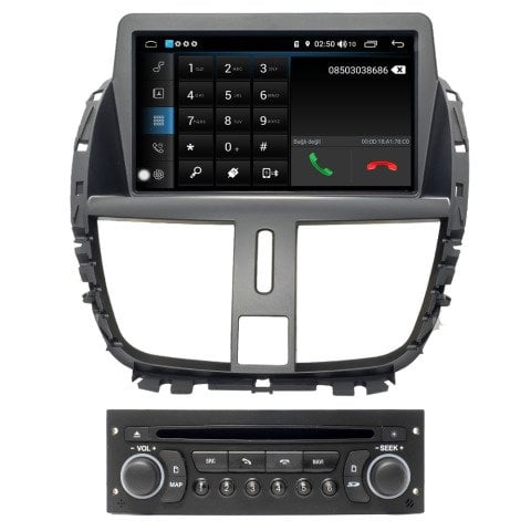 Peugeot 207 Android Multimedya Sistemi (2006-2012)