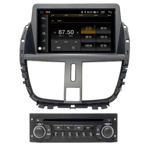 Peugeot 207 Android Multimedya Sistemi (2006-2012)