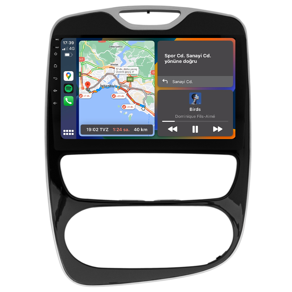 Renault Clio 4 Android Multimedya Sistemi (2017-2020) CRV-4452X