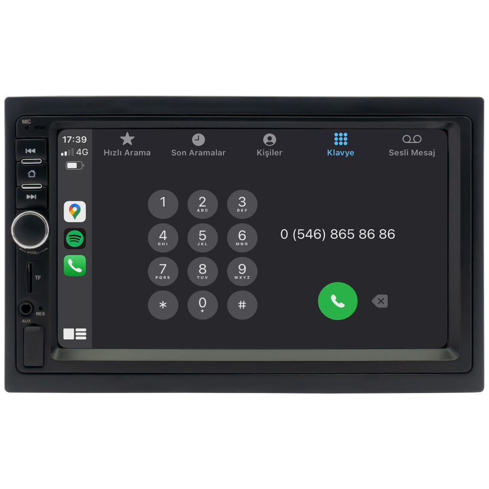 Universal Double Din Android Multimedya Sistemi CRV-4001XD