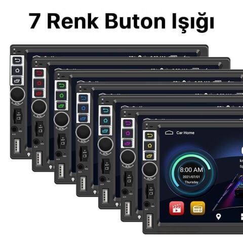 Universal Double Din Android Multimedya Sistemi CRV-4001XD